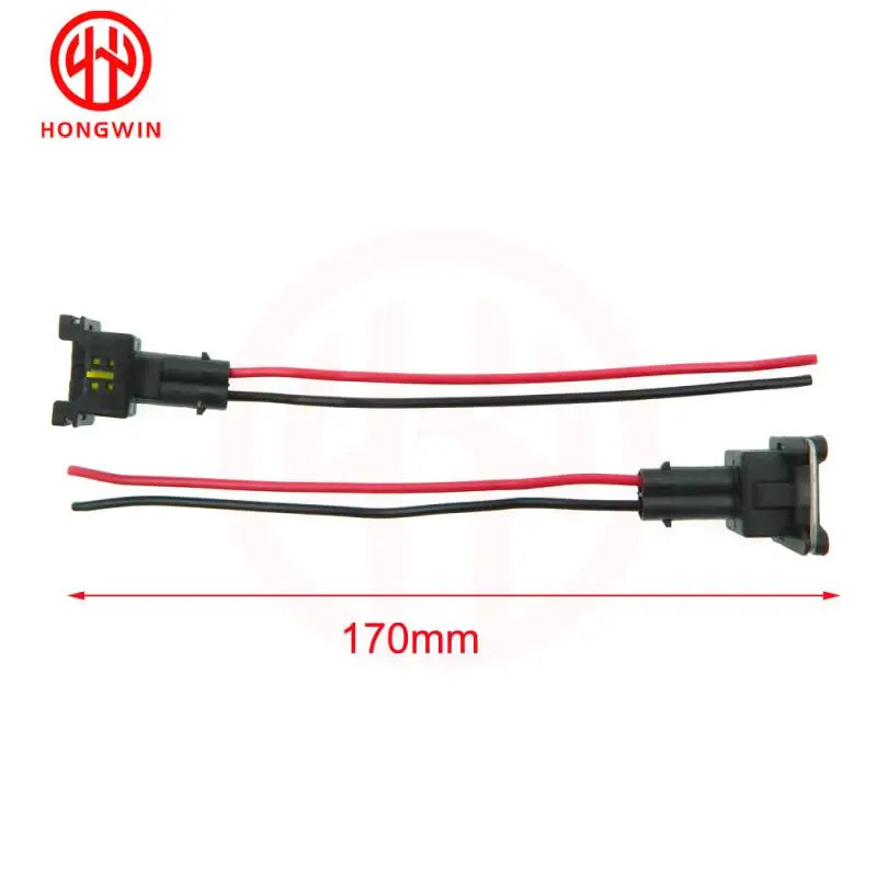 SET Waterproof EV1 Fuel Injector Plugs Connector For Bosch440cc 650cc 850cc 1000cc Fuel Injector With Pin and Wire