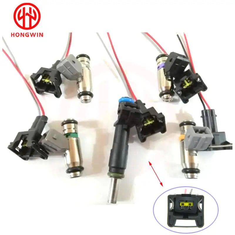 SET Waterproof EV1 Fuel Injector Plugs Connector For Bosch440cc 650cc 850cc 1000cc Fuel Injector With Pin and Wire