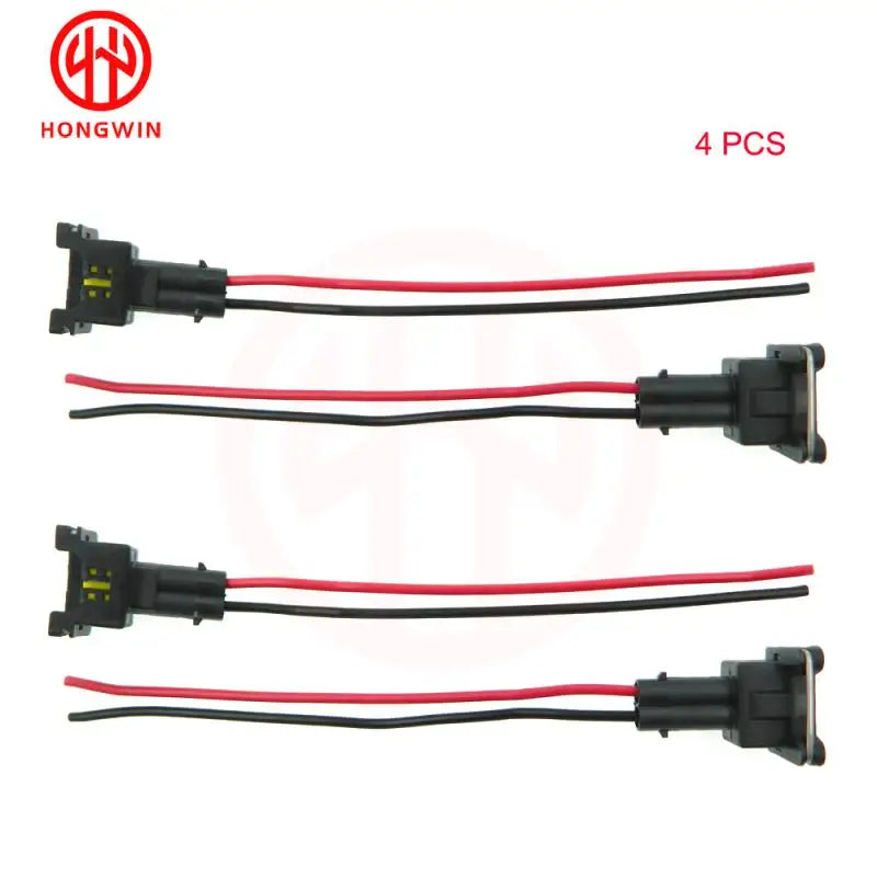 SET Waterproof EV1 Fuel Injector Plugs Connector For Bosch440cc 650cc 850cc 1000cc Fuel Injector With Pin and Wire