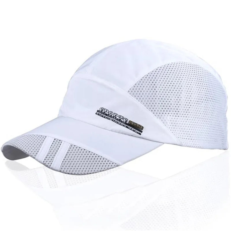 Gorra Fashion Mens Summer Outdoor Sport Hat Running Visor Cap Hot Popular 2019 New Cool Quick Dry Mesh Cap 6 Colors Gorras