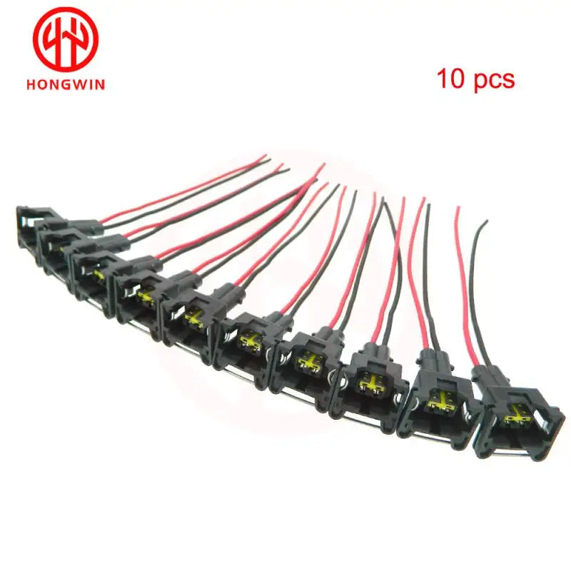 SET Waterproof EV1 Fuel Injector Plugs Connector For Bosch440cc 650cc 850cc 1000cc Fuel Injector With Pin and Wire