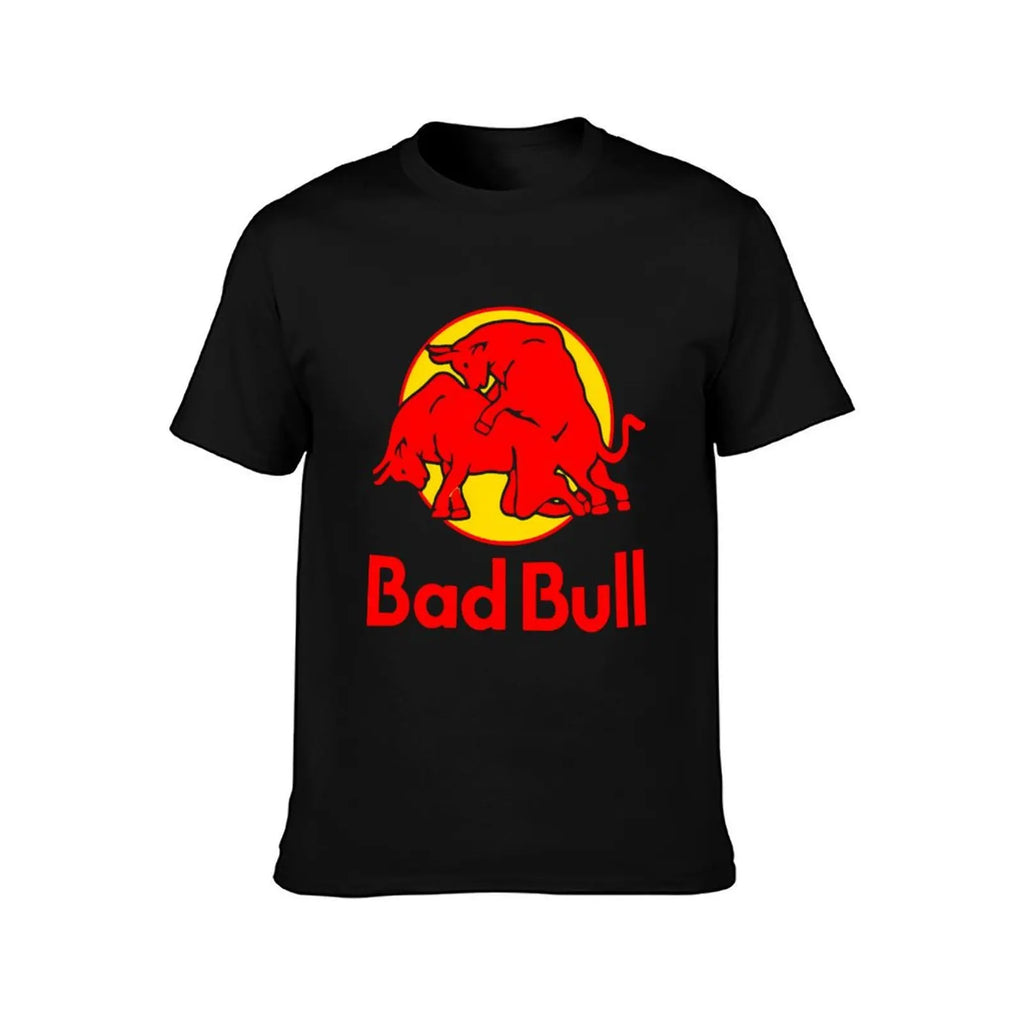 Bad Bull Logo Brand Parody Spoof T-Shirt graphic t shirts cotton graphic tees mens t shirts top quality