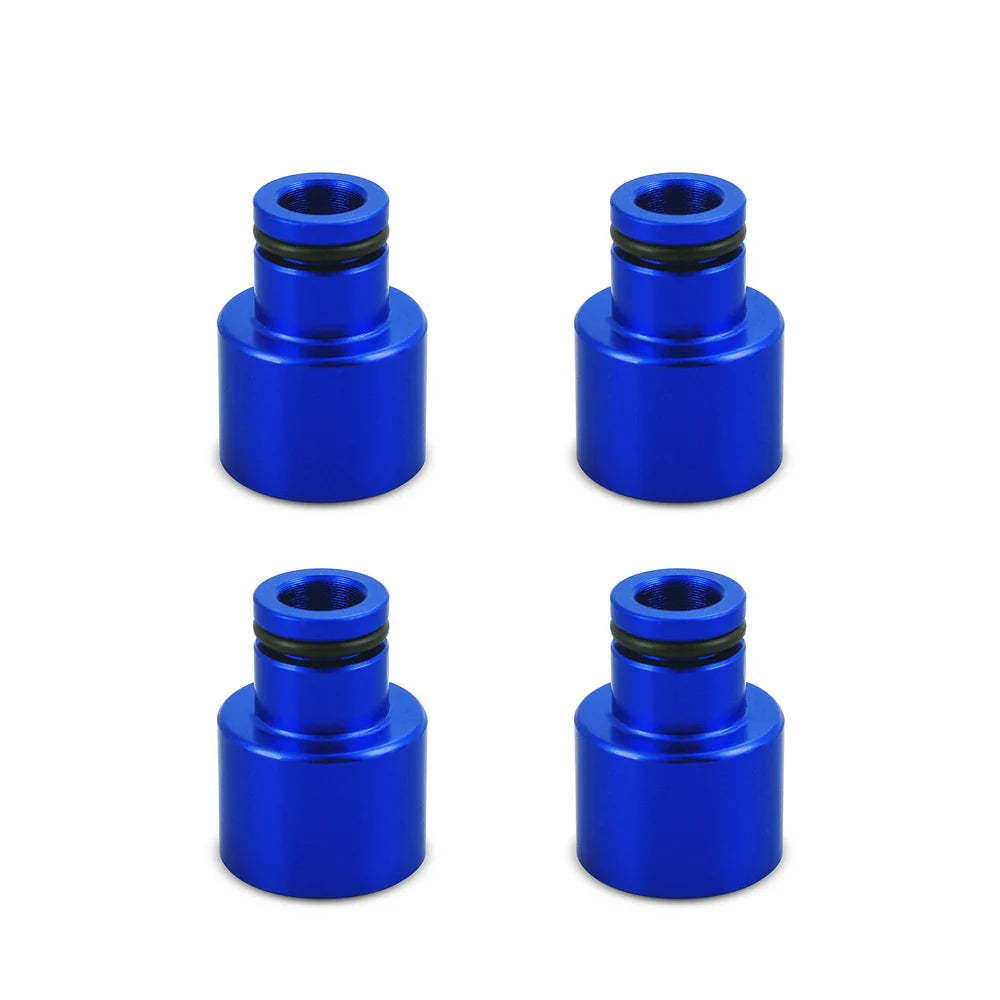 4PCS Fuel Injector Hat Fuel Nozzle Modified Auto Parts Nozzle Adapter Dedicated Fuel Flow Injector Adapter Fuel Injector