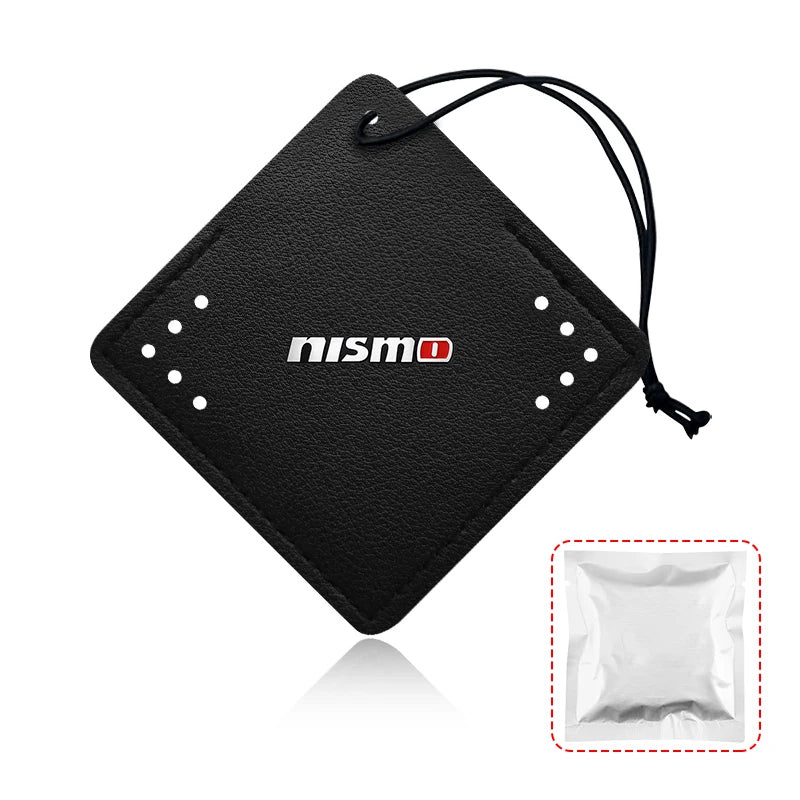 For Nismo Nissan Juke Tiida Teana GTR  Car Aromatherapy Diffuser Necklace Fresh Air Suede Pendant 5 Scents