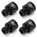 4pcs Fuel Injector Hat Fuel Nozzle Modified Auto Parts Nozzle Adapter Dedicated Fuel Flow Injector Adapter Fuel Injector