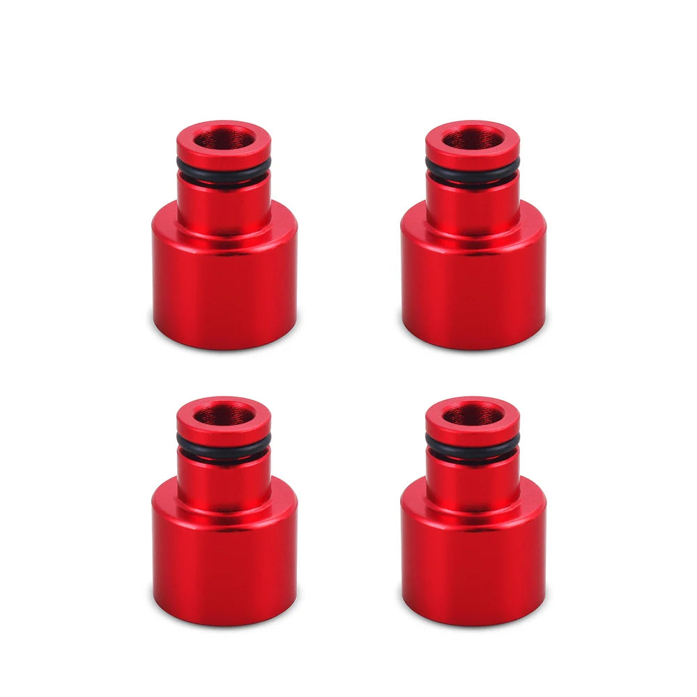 4PCS Fuel Injector Hat Fuel Nozzle Modified Auto Parts Nozzle Adapter Dedicated Fuel Flow Injector Adapter Fuel Injector