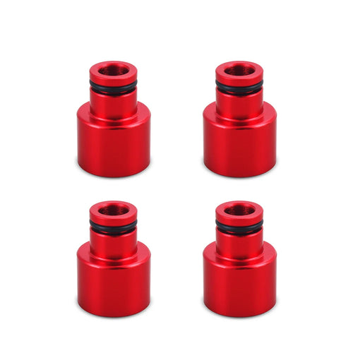 4PCS Fuel Injector Hat Fuel Nozzle Modified Auto Parts Nozzle Adapter Dedicated Fuel Flow Injector Adapter Fuel Injector