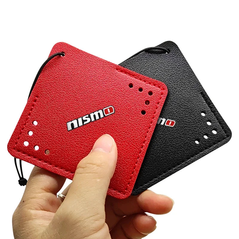 For Nismo Nissan Juke Tiida Teana GTR  Car Aromatherapy Diffuser Necklace Fresh Air Suede Pendant 5 Scents