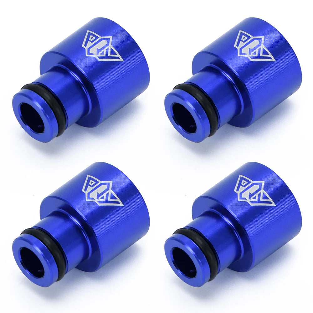 4pcs Fuel Injector Hat Fuel Nozzle Modified Auto Parts Nozzle Adapter Dedicated Fuel Flow Injector Adapter Fuel Injector