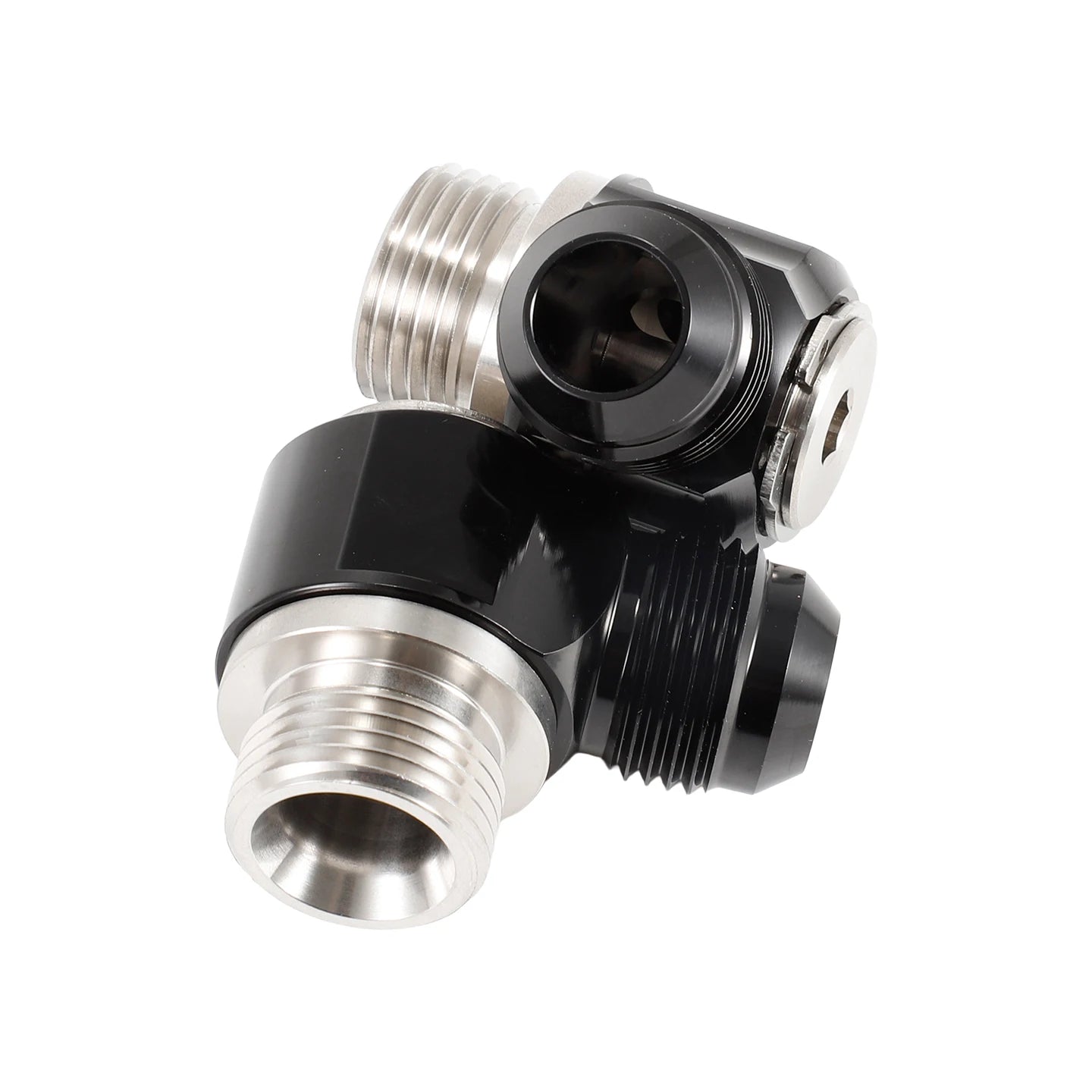 Turbo Brake Hose Fittings 6AN 8AN 10AN for Motorcycle & Automotive Stainless Steel Adapter Black Bolt Ring