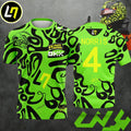 Men's and Women's Racing T-Shirts - Driver #1 Lando Norris & Driver #81 Piastri Fan Tops Sporty Casual Short-Sleeve
