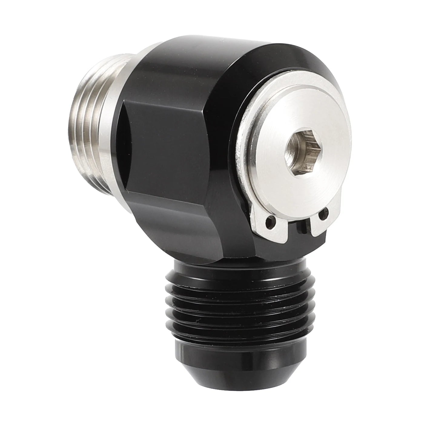Turbo Brake Hose Fittings 6AN 8AN 10AN for Motorcycle & Automotive Stainless Steel Adapter Black Bolt Ring