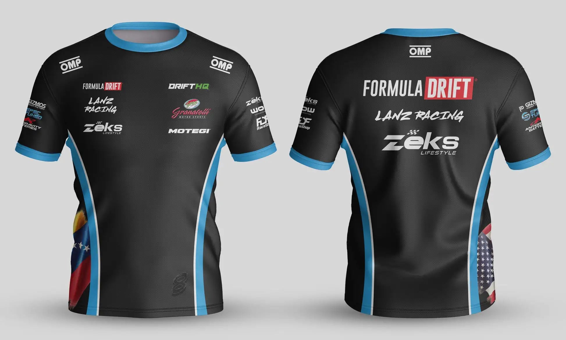 2026 New Men's Drift Racing Team T-shirt Short Sleeve Motorsport Jersey Breathable