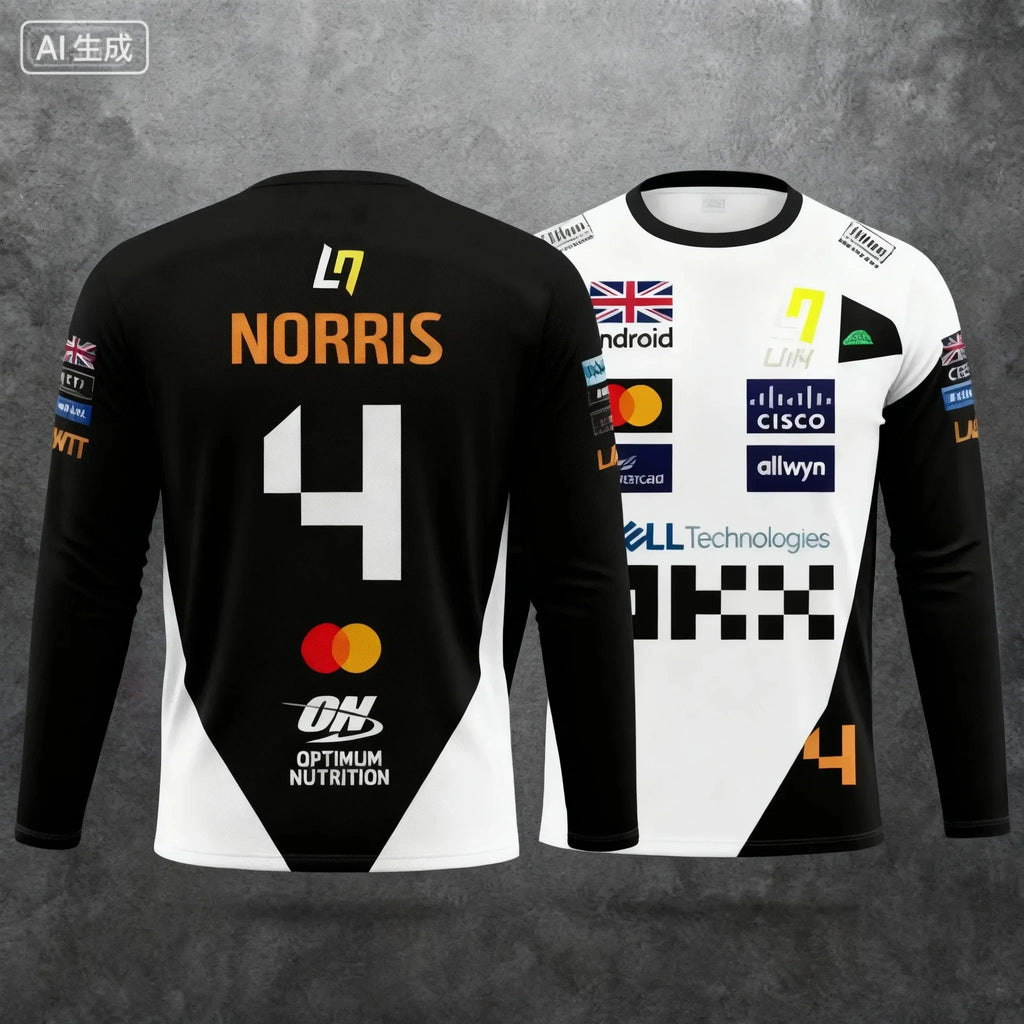2026 New Racing Style Long Sleeve T Shirt Extreme Motorsport Racing