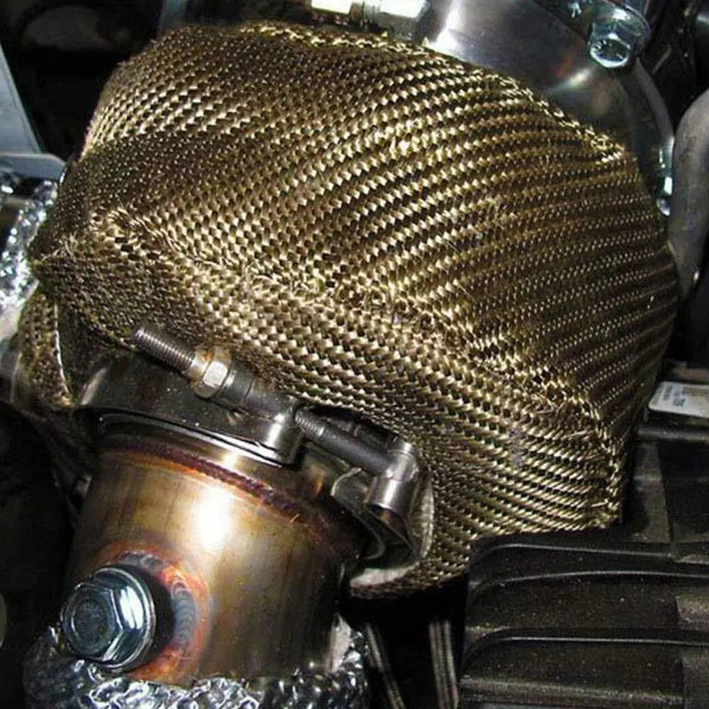 T2 T25 T28 T3 T4 T6 Glasvezel Turbo Hitteschild Turbocharger Deken Cover Meest Turbine High temperature Protection Wrap Heat