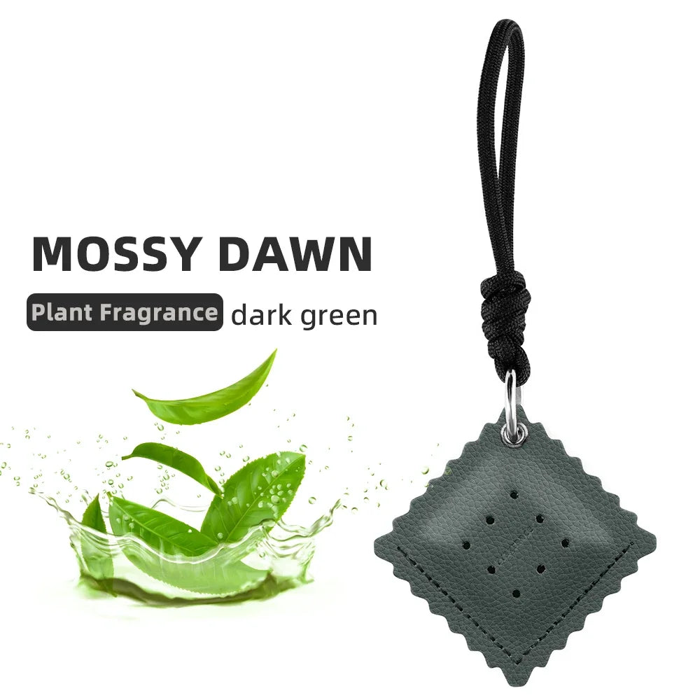 chemical Air Freshener Fragrance Biscuit Pendant Car Rear View/Wallet Bag Hanging Long-Lasting Aromatherapy cada paquete incluye 4