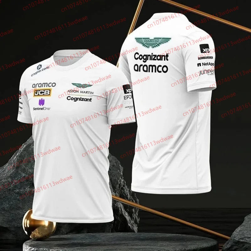 Aston Martin 2026 T-Shirt Fernando Alonso No. 14 T Shirt Spanish Racers Team Racing Suit Quick Drying Jersey Vintage